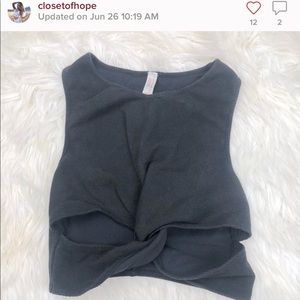 Free People Movement Twist Crop